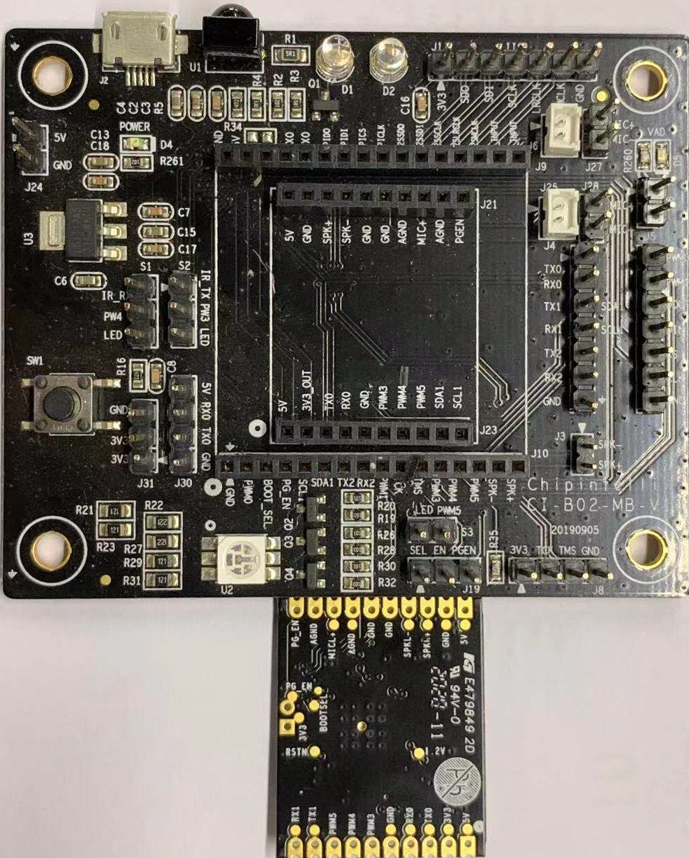 模块和USB转串口工具连接及模块背面丝印图