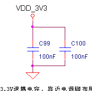 CPU 3.3V滤波电路图