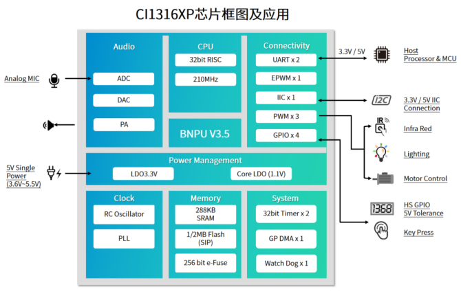 CI13161P&CI13162P芯片应用框图