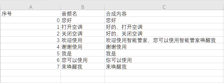 播报音模板文件